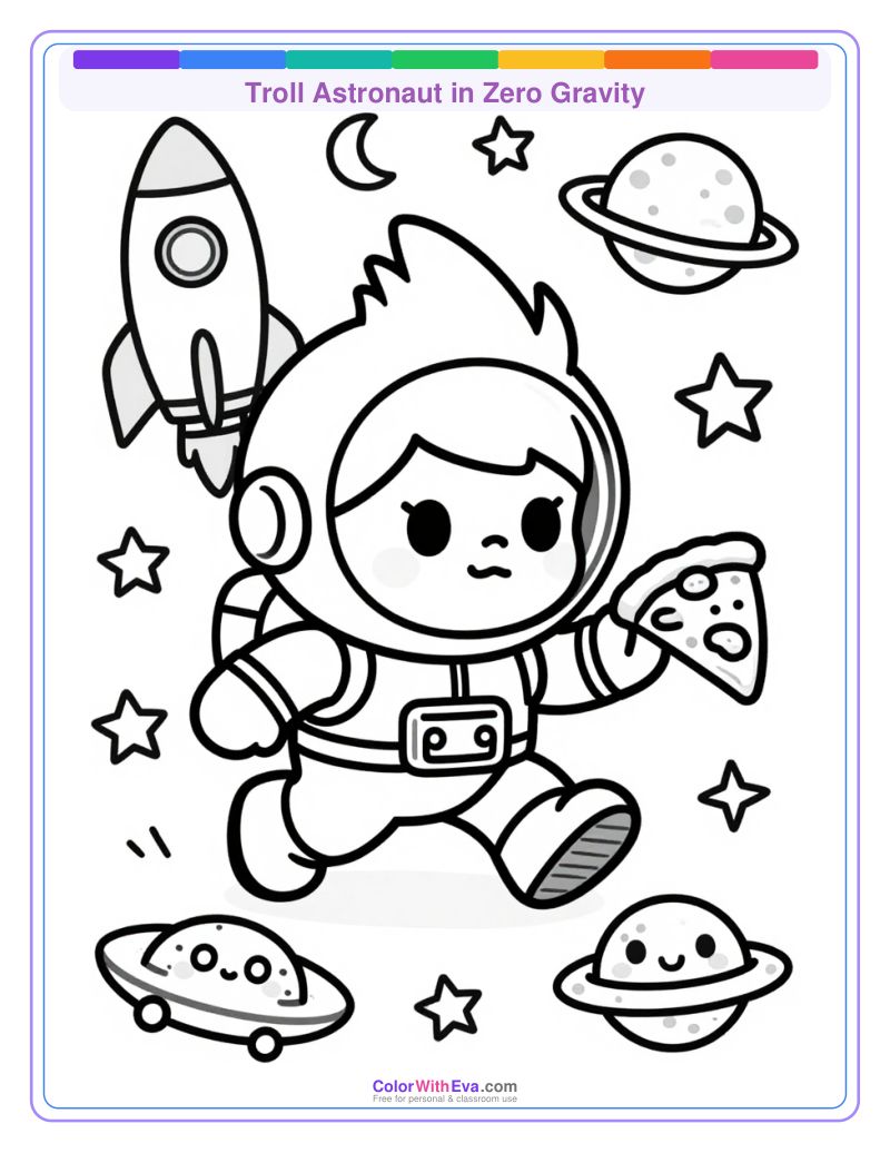 Troll Astronaut in Zero Gravity thumbnail