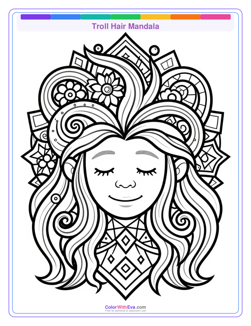 Troll Hair Mandala thumbnail