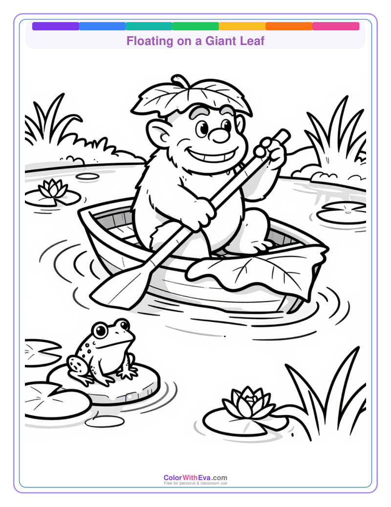 Floating on a Giant Leaf preview