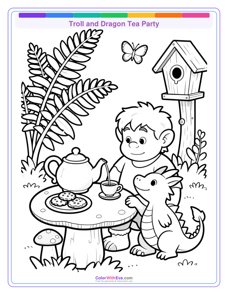 Troll and Dragon Tea Party thumbnail