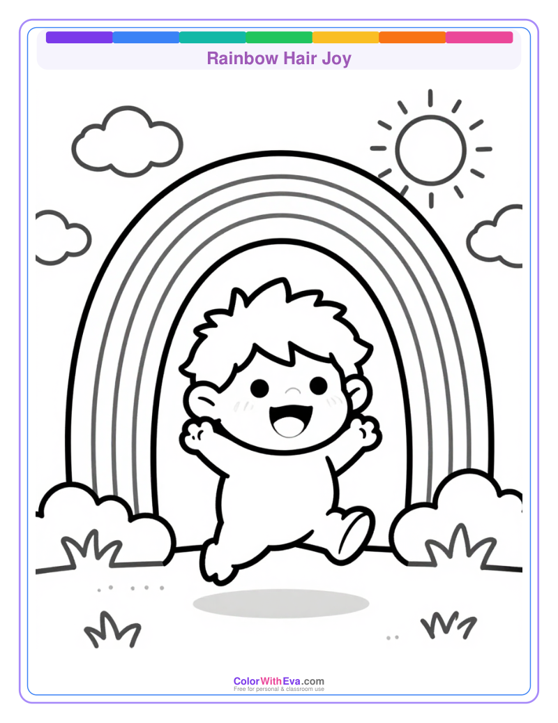 Rainbow Hair Joy preview