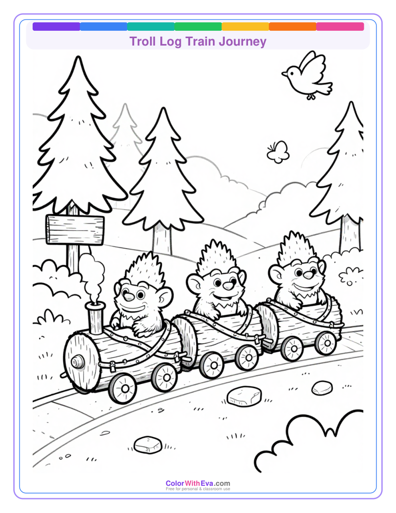 Troll Log Train Journey preview