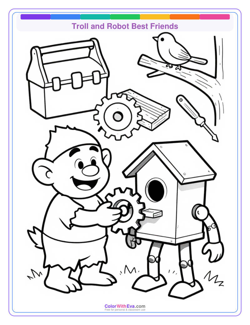 Troll and Robot Best Friends thumbnail