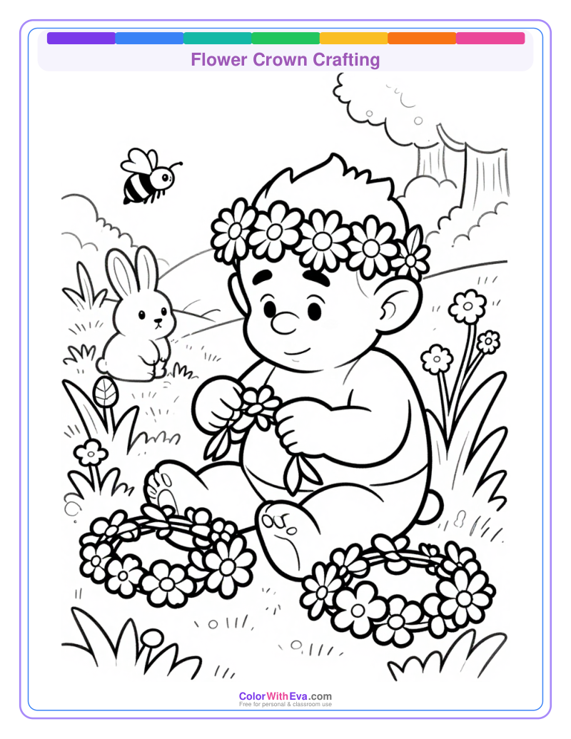 Flower Crown Crafting preview