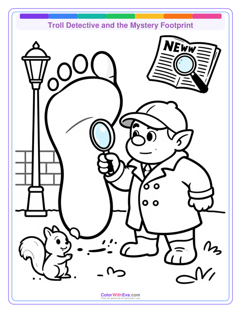 Troll Detective and the Mystery Footprint thumbnail