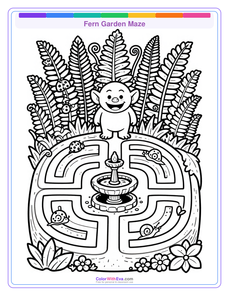 Fern Garden Maze preview