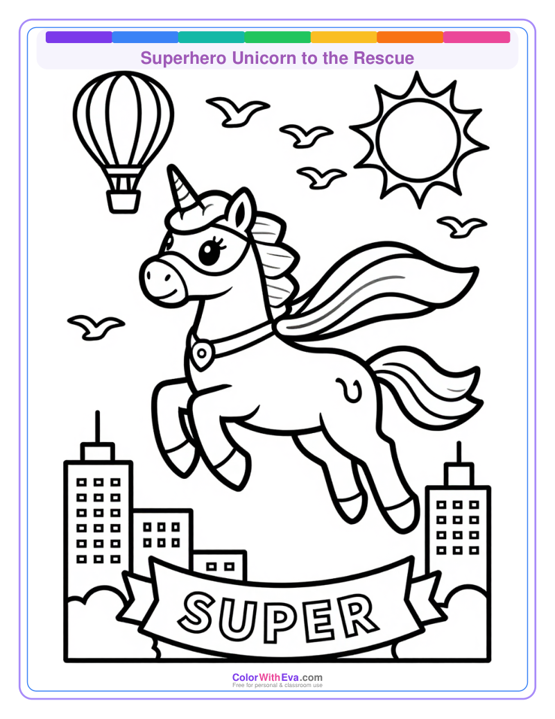 Superhero Unicorn to the Rescue thumbnail