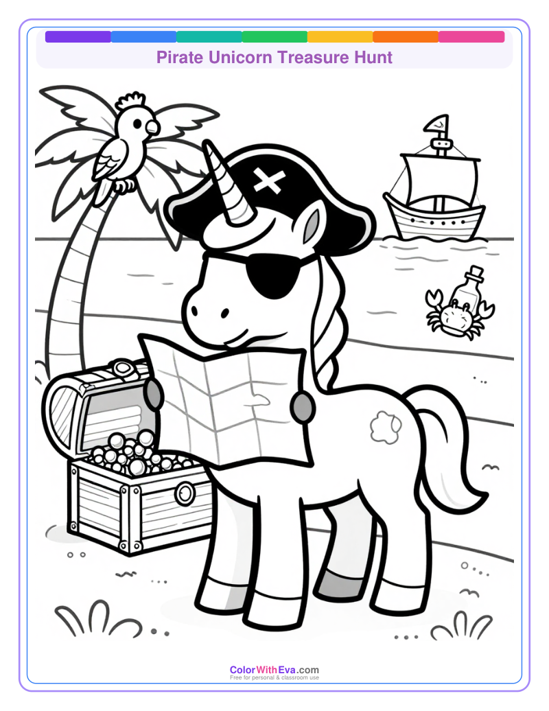 Pirate Unicorn Treasure Hunt thumbnail
