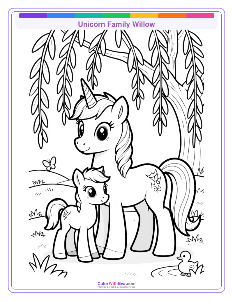 Unicorn Family Willow preview