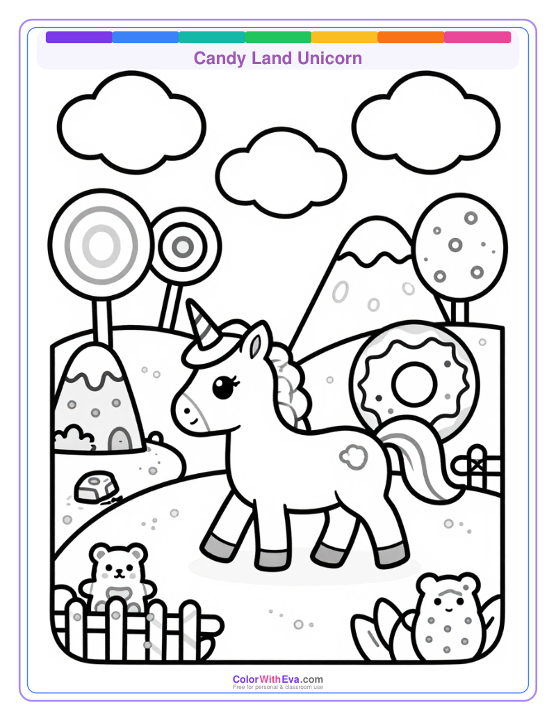 Candy Land Unicorn preview