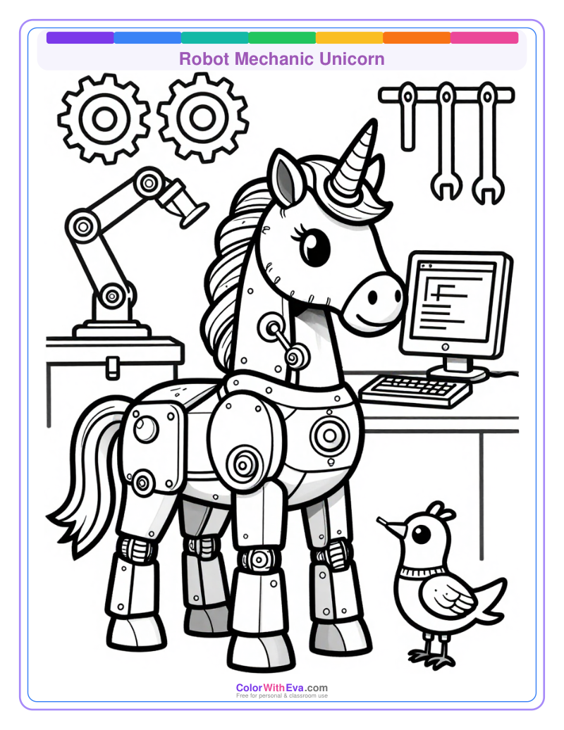 Robot Mechanic Unicorn thumbnail