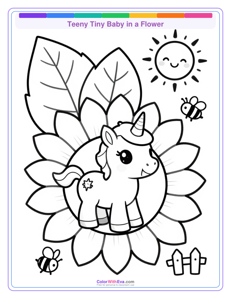 Teeny Tiny Baby in a Flower thumbnail