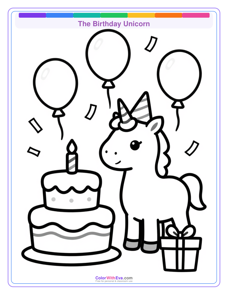 The Birthday Unicorn preview