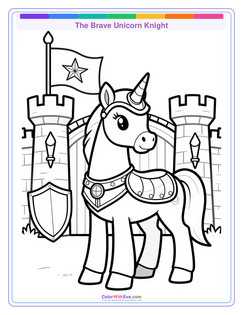 The Brave Unicorn Knight preview