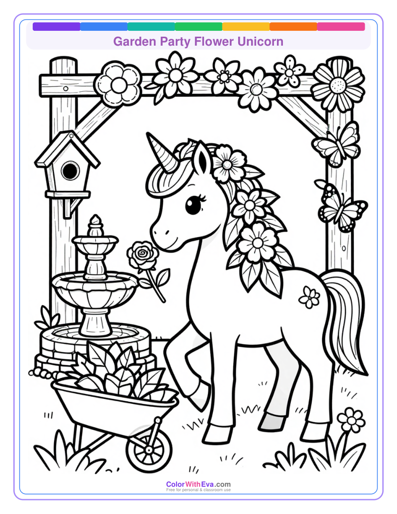 Garden Party Flower Unicorn thumbnail