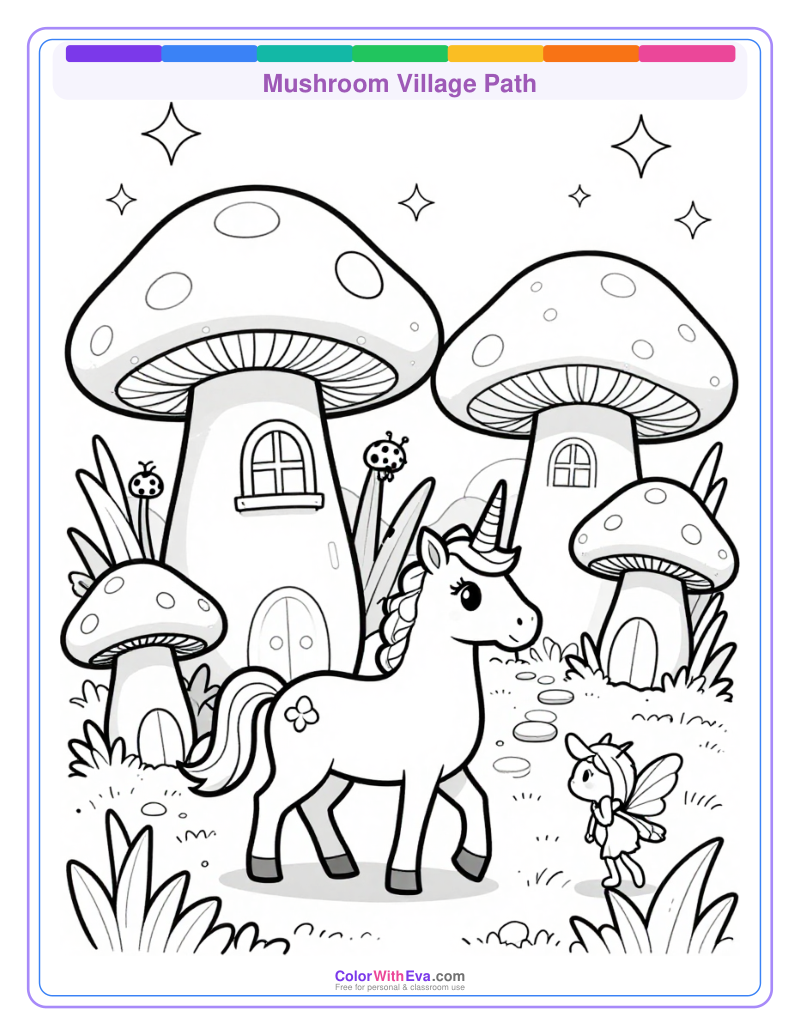 Mushroom Village Path preview