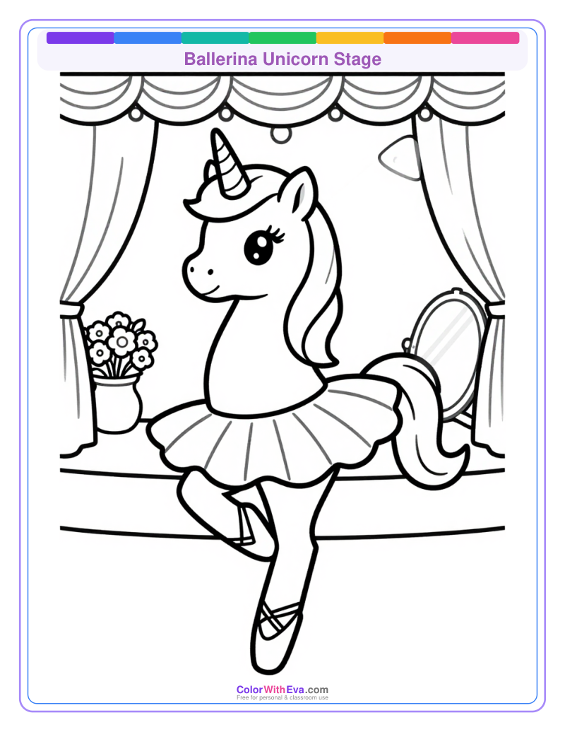 Ballerina Unicorn Stage thumbnail