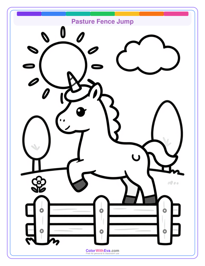 Pasture Fence Jump preview