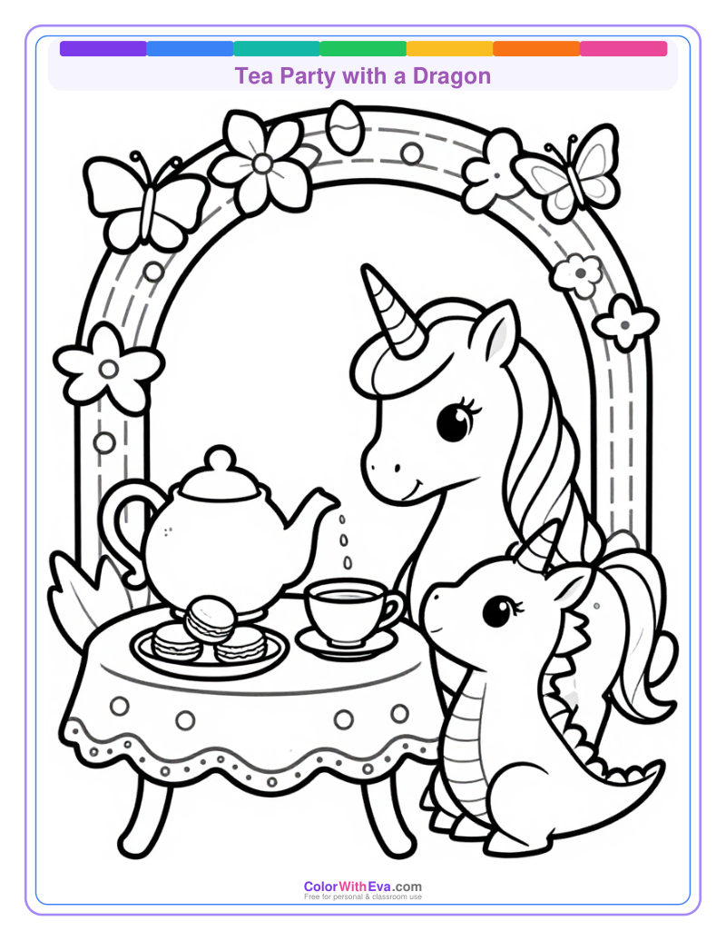 Tea Party with a Dragon preview