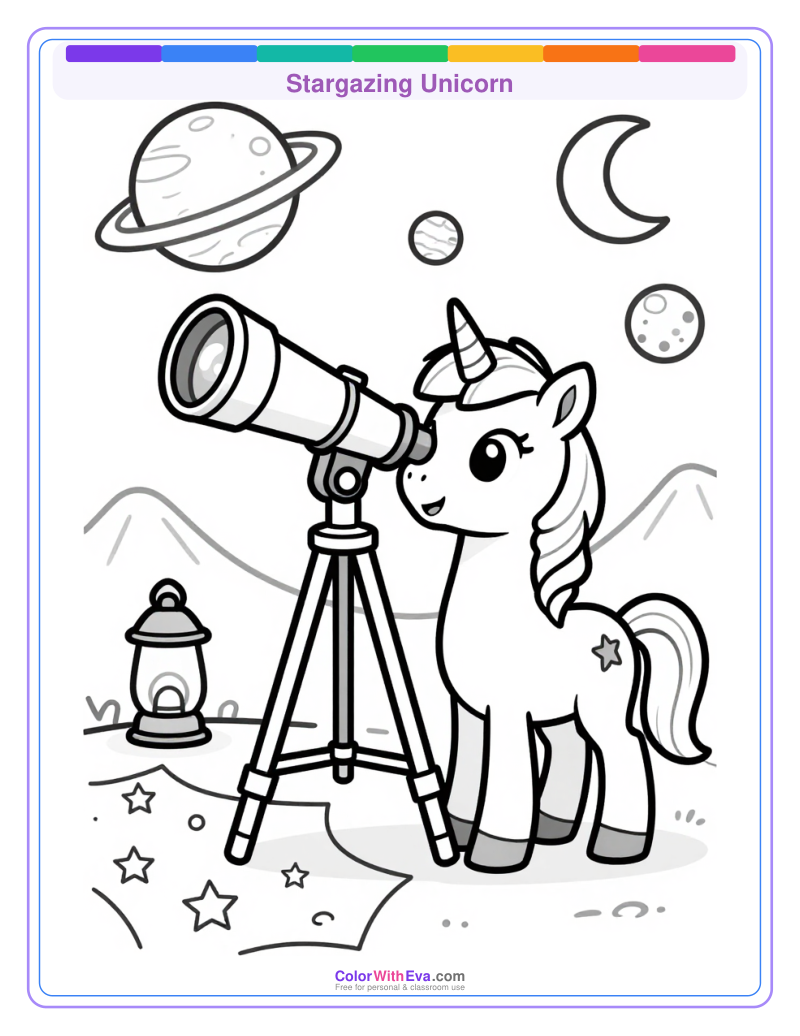 Stargazing Unicorn preview