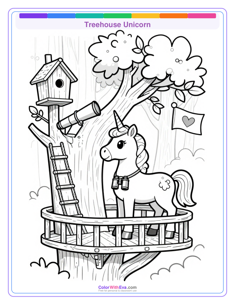 Treehouse Unicorn preview