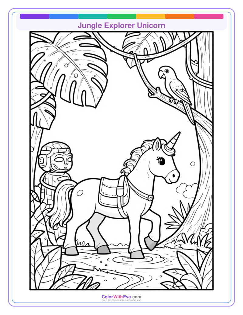 Jungle Explorer Unicorn preview