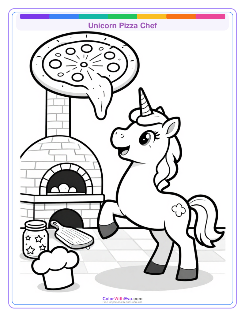Unicorn Pizza Chef preview
