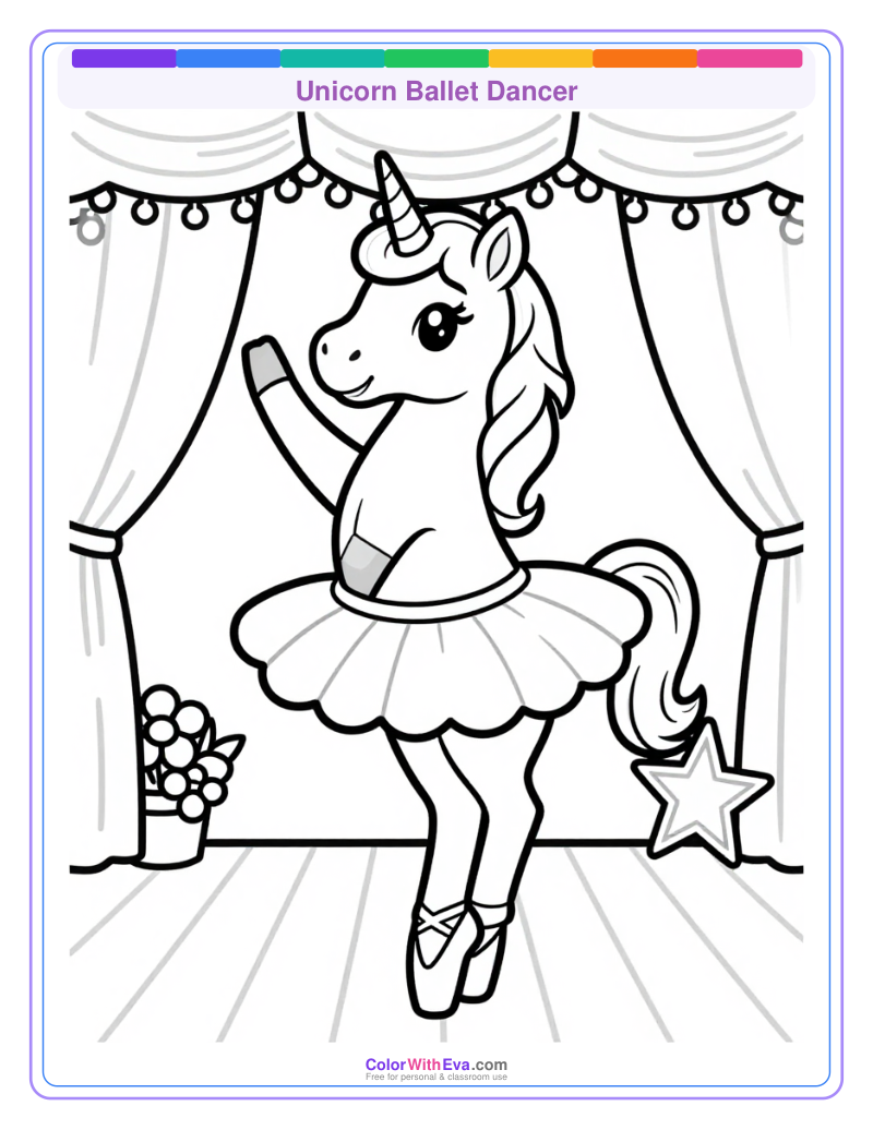 Unicorn Ballet Dancer preview