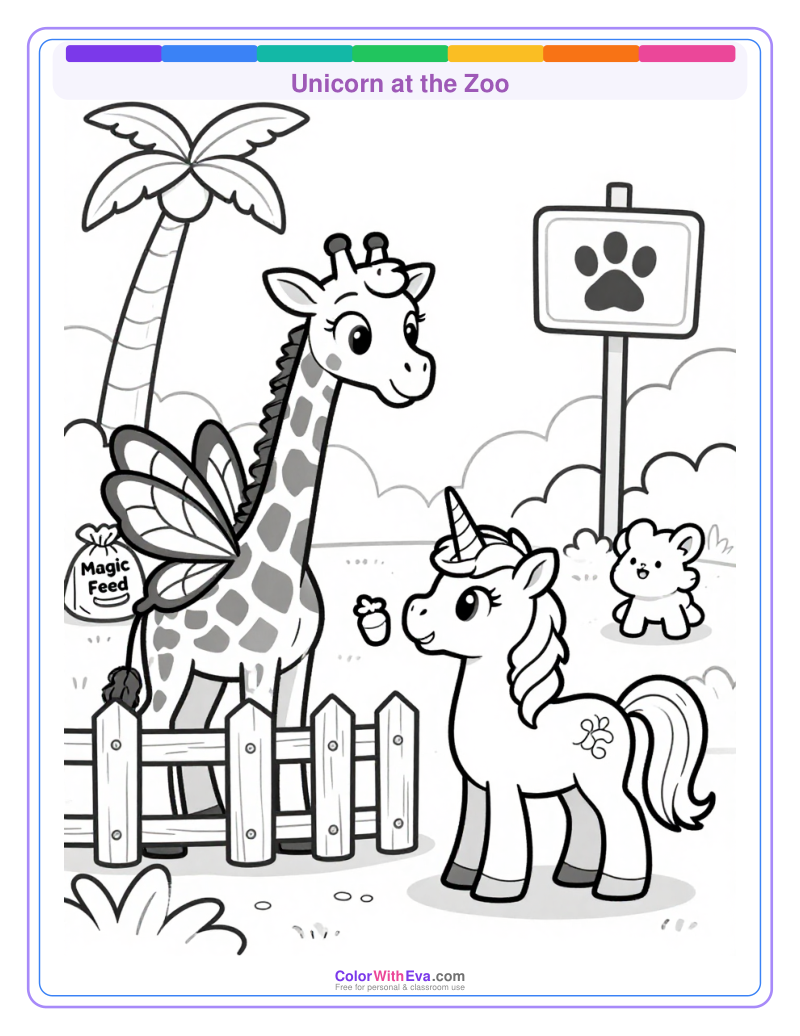 Unicorn at the Zoo preview