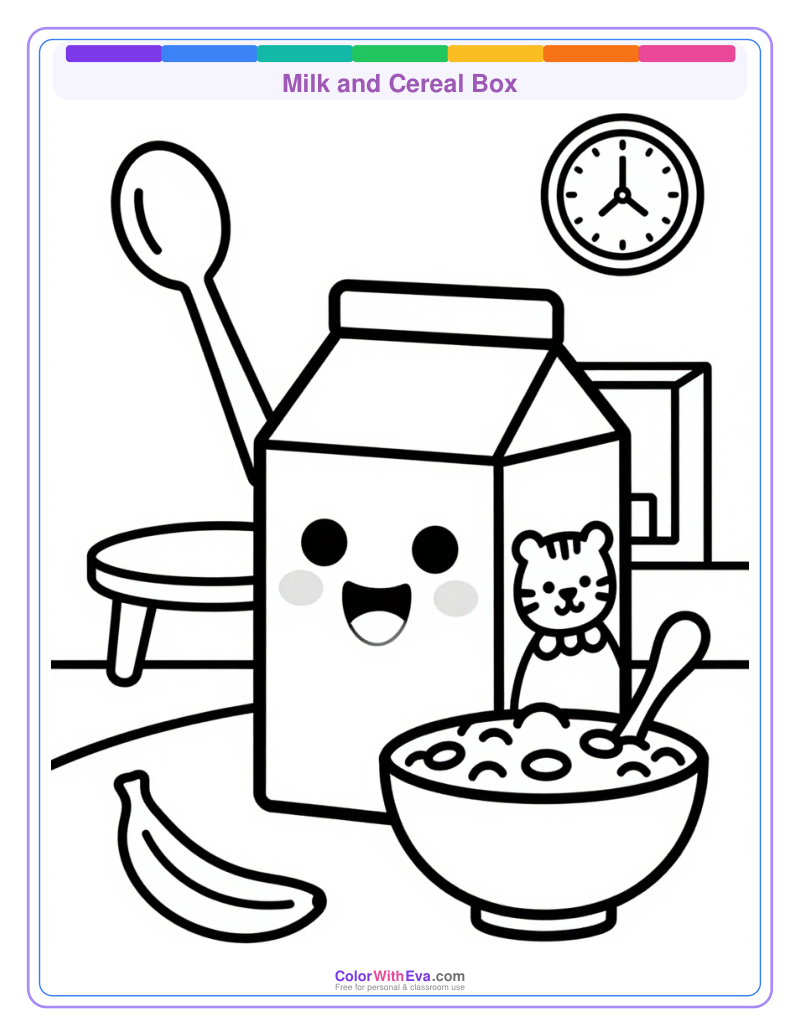 Milk and Cereal Box preview