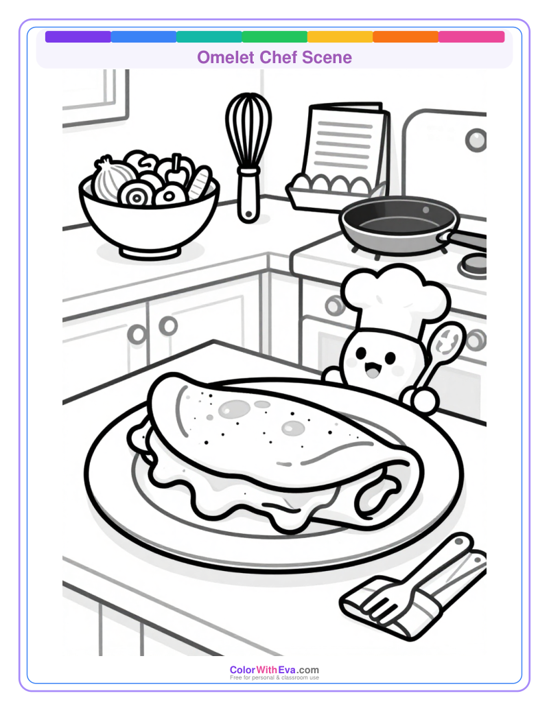 Omelet Chef Scene preview