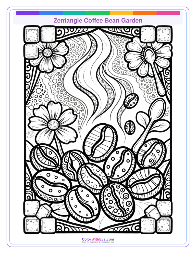 Zentangle Coffee Bean Garden thumbnail