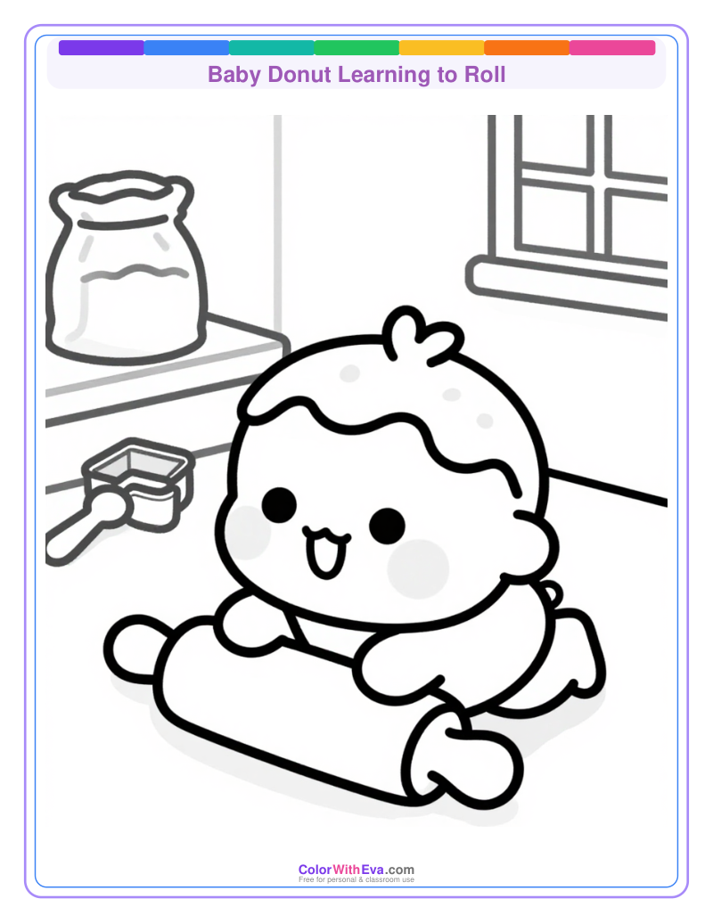 Baby Donut Learning to Roll thumbnail