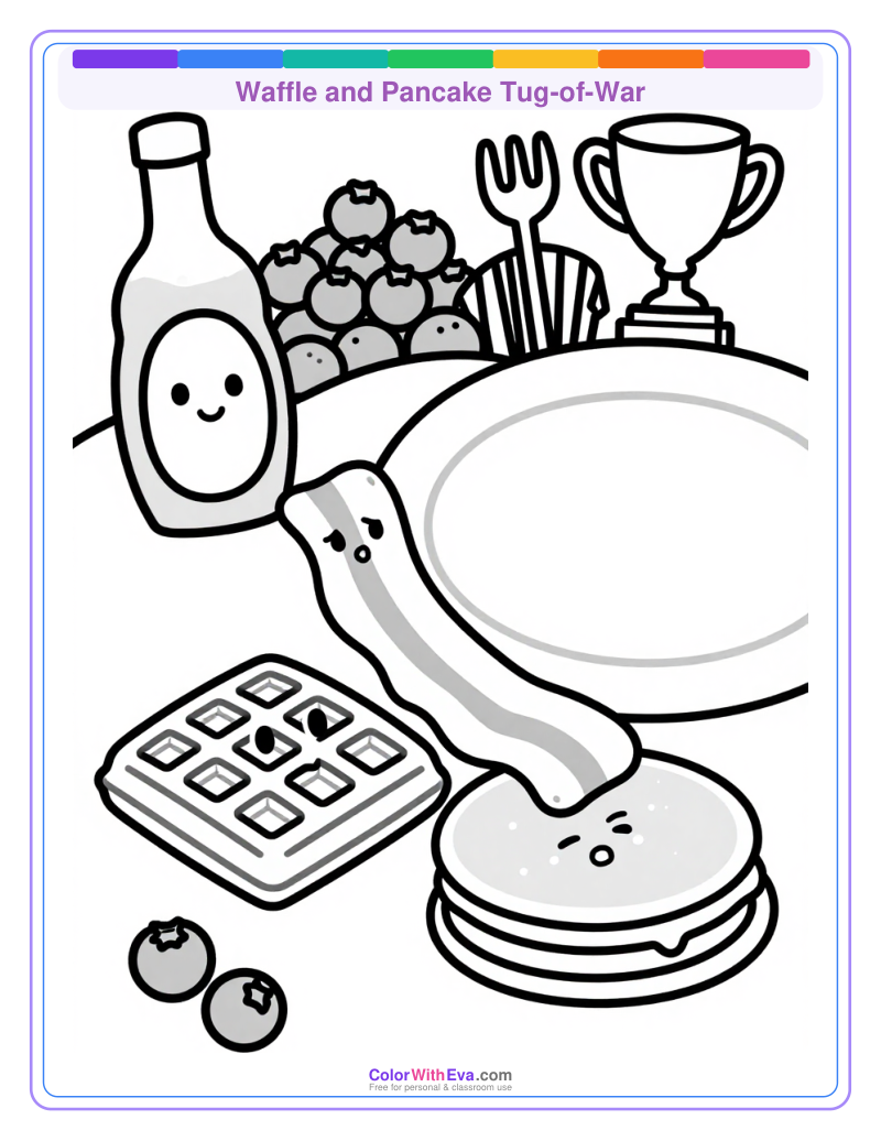 Waffle and Pancake Tug-of-War thumbnail