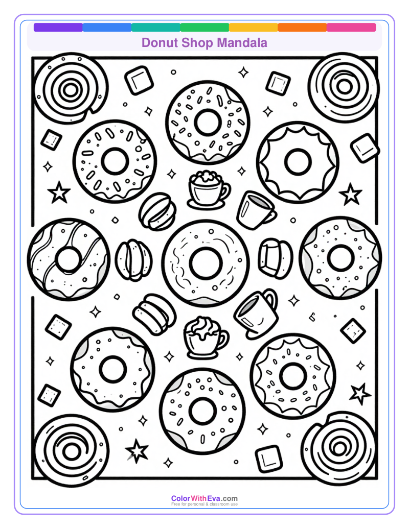 Donut Shop Mandala thumbnail