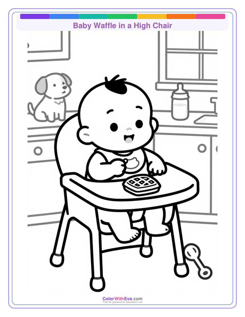Baby Waffle in a High Chair thumbnail