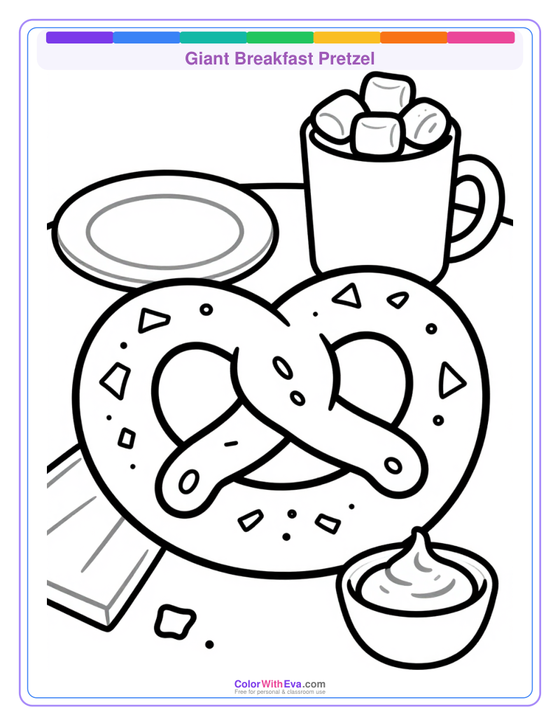 Giant Breakfast Pretzel preview