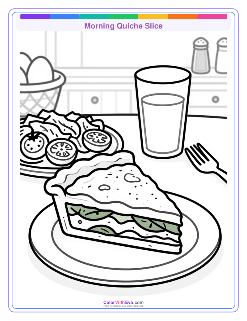 Morning Quiche Slice preview
