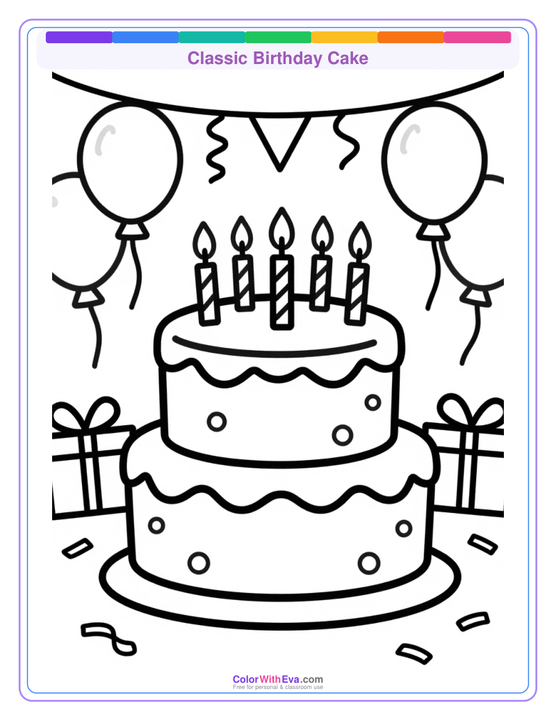 Classic Birthday Cake preview