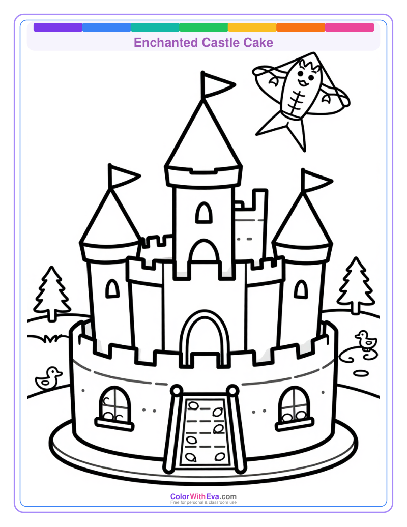 Enchanted Castle Cake preview