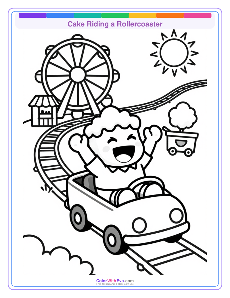 Cake Riding a Rollercoaster thumbnail