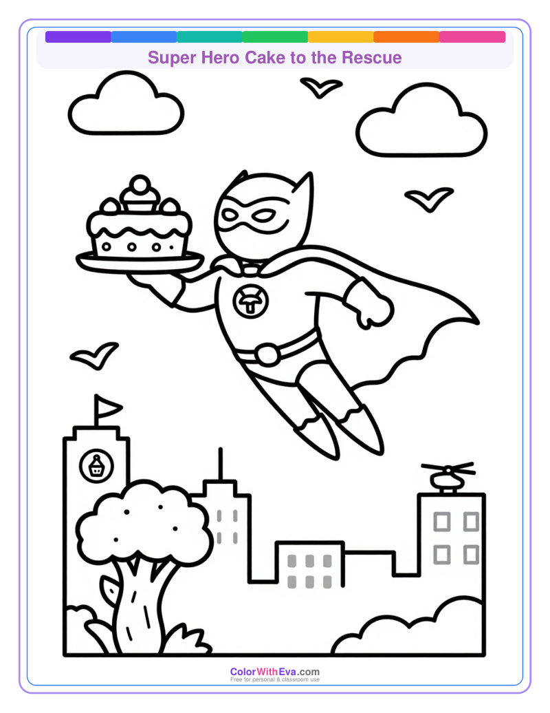 Super Hero Cake to the Rescue preview