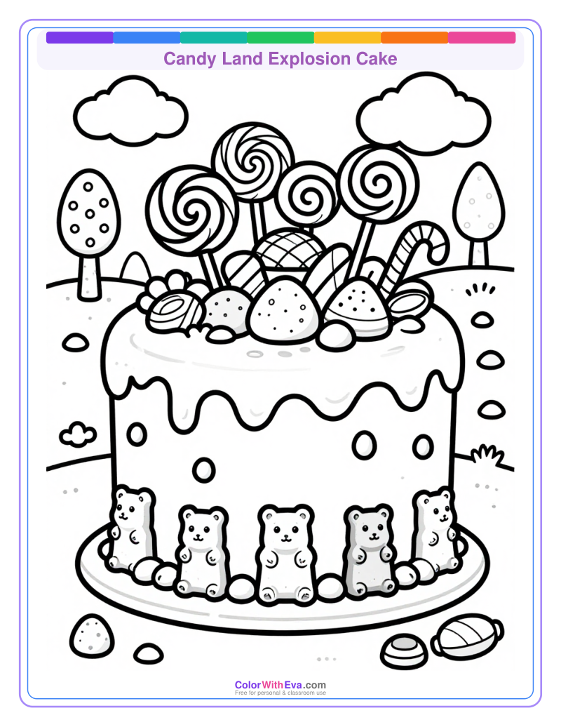 Candy Land Explosion Cake preview