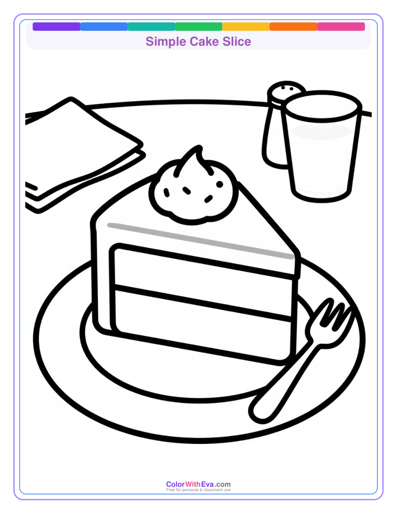 Simple Cake Slice preview