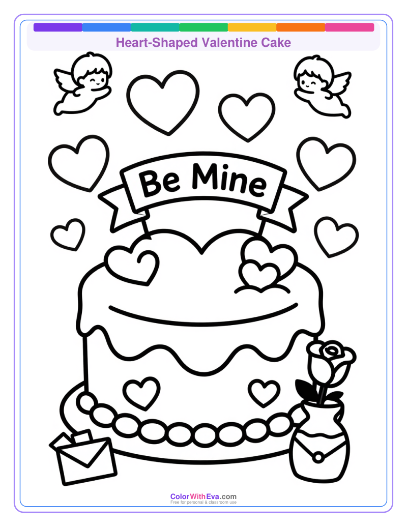 Heart-Shaped Valentine Cake preview