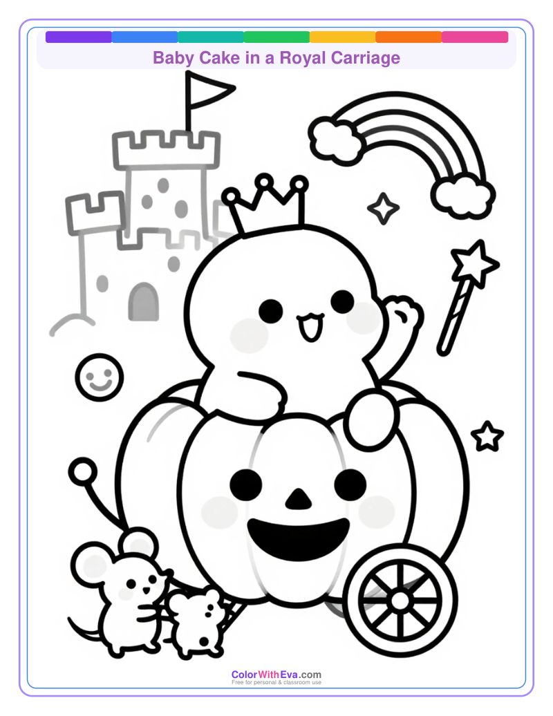 Baby Cake in a Royal Carriage thumbnail