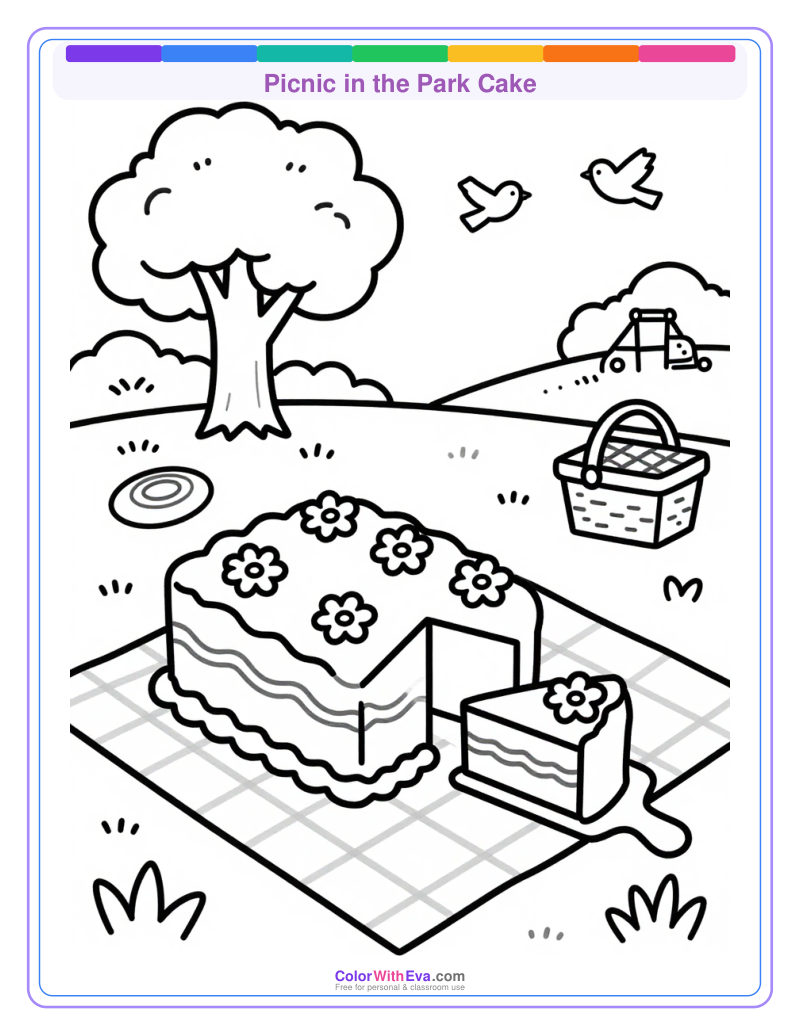 Picnic in the Park Cake preview
