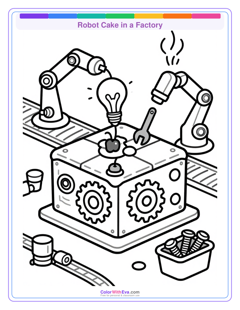Robot Cake in a Factory thumbnail