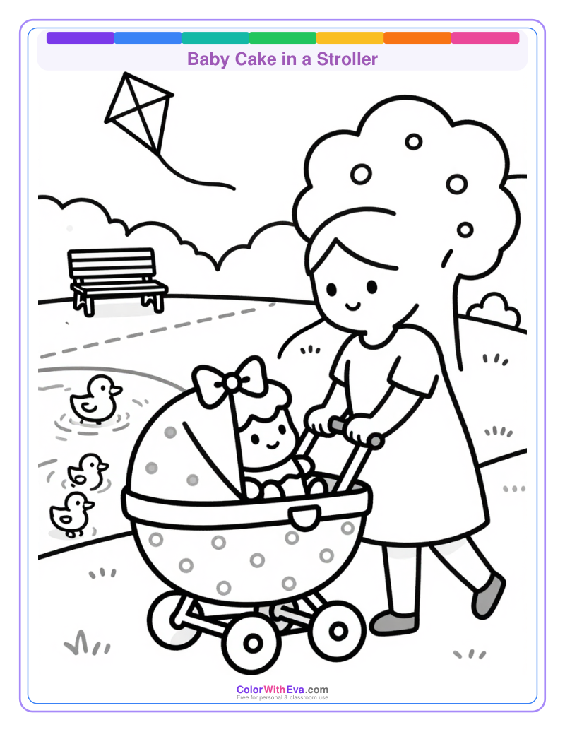 Baby Cake in a Stroller thumbnail