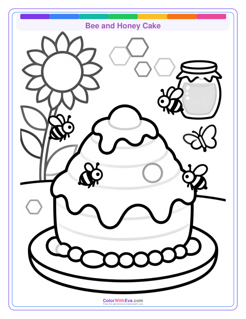 Bee and Honey Cake preview